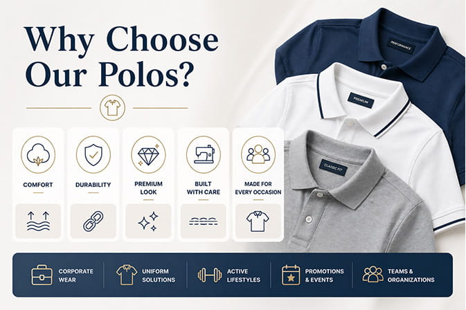 Why Choose Our Polos?